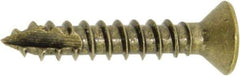 Hager - #9 Brass Hinge Screws - 1" Long - Apex Tool & Supply