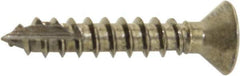 Hager - #9 Brass Hinge Screws - 1" Long - Apex Tool & Supply