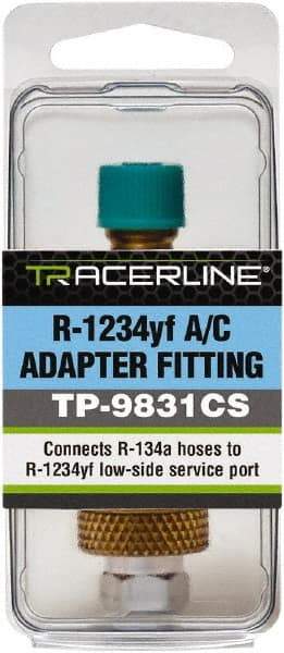 Spectroline - Low Side Automotive A/C Service Coupler - Yellow Actuator - Apex Tool & Supply