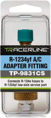 Spectroline - Low Side Automotive A/C Service Coupler - Yellow Actuator - Apex Tool & Supply