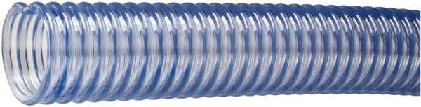 Kuriyama of America - 4" ID x 4.72" OD, 35 Max psi, 24 In. Hg, Dry Material Handling & Transfer Hose - PVC, -4 to 150°F, 10" Bend Radius, 50' Coil Length, Transparent - Apex Tool & Supply