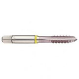 41168 2B 3-Flute Cobalt Yellow Ring Spiral Point Plug Tap-MolyGlide - Apex Tool & Supply