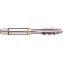 ‎8-32 3 Flute 2B Cobalt Spiral Point Plug Yellow Ring Tap-MolyGlide - Apex Tool & Supply