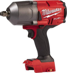 Milwaukee Tool - 1/2" Drive 18 Volt Pistol Grip Cordless Impact Wrench & Ratchet - 1,800 RPM, 0 to 2,400 BPM, 750 Ft/Lb Torque, Lithium-Ion Batteries Not Included - Apex Tool & Supply