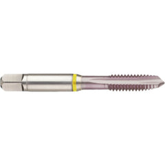 ‎12-28 3 Flute 2B Cobalt Spiral Point Plug Yellow Ring Tap-MolyGlide - Apex Tool & Supply