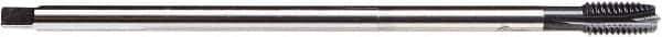 Emuge - M20x2.50 Metric, 4 Flute, NE2 Finish Spiral Point, Extension Pulley Tap - Plug Chamfer, 11" OAL, 1-1/8" Thread Length, 6H Class of Fit - Apex Tool & Supply