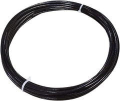 Loos & Co. - 3/16" x 1/8" Diam, Steel Wire Rope - 2,000 Lb Breaking Strength, 7 x 19, Nylon Coating - Apex Tool & Supply