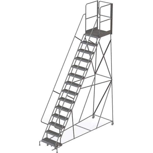 TRI-ARC - Rolling & Wall Mounted Ladders & Platforms Type: Rolling Warehouse Ladder Style: Rolling Platform Ladder - Apex Tool & Supply