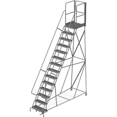 TRI-ARC - Rolling & Wall Mounted Ladders & Platforms Type: Rolling Warehouse Ladder Style: Rolling Platform Ladder - Apex Tool & Supply