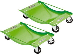 OEM Tools - 4 Wheel, 1,000 Lb Capacity, One Pair Dolly without Handle - 3-1/2" Cast Iron Casters - Apex Tool & Supply