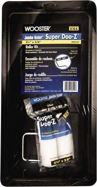 Wooster Brush - 13" Long, Mini Roller Kit - Steel Frame, Includes Paint Tray, Roller Cover & Frame - Apex Tool & Supply