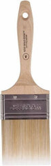 Wooster Brush - 3" Flat Polyester Varnish Brush - 2-15/16" Bristle Length, 5-9/16" Wood Beavertail Handle - Apex Tool & Supply