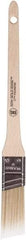 Wooster Brush - 1" Angled Polyester Angular Brush - 2-3/16" Bristle Length, 6" Wood Fluted Handle - Apex Tool & Supply
