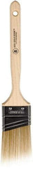 Wooster Brush - 2" Angled Polyester Angular Brush - 2-11/16" Bristle Length, 6-9/16" Wood Fluted Handle - Apex Tool & Supply