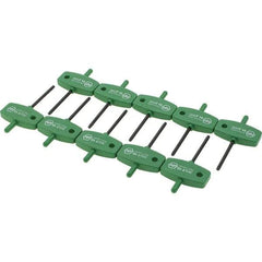 Wiha - T10 Torx Key - Wing Handle, 40mm Length Under Head, 2.9" OAL - Apex Tool & Supply