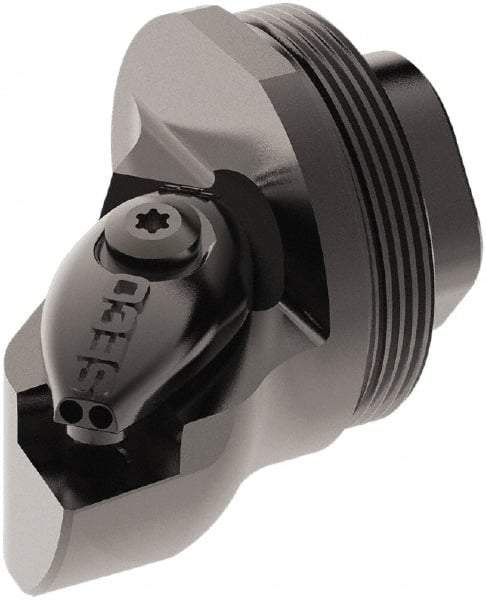 Seco - Right Hand Cut, Size GL32, CC.. 09T3.. Insert Compatiblity, Internal Modular Turning & Profiling Cutting Unit Head - 22mm Ctr to Cutting Edge, 32mm Head Length, Through Coolant, Series SteadyLine - Apex Tool & Supply