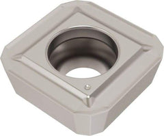 Seco - SPGX0703 MC Grade DS4050 Carbide Indexable Drill Insert - TiAlN/NbN Finish, Square, 7.94mm Inscribed Circle - Apex Tool & Supply