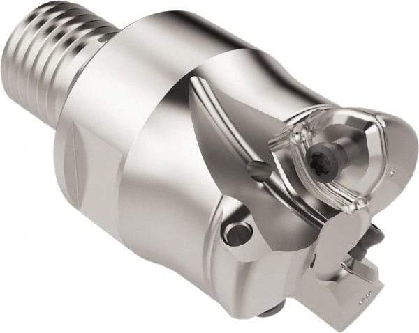 Seco - 25.6mm Cut Diam, 1.8mm Max Depth, M20 Modular Connection Indexable High-Feed End Mill - Screw Holding Method, 218.21-.. Insert, R217.21 Toolholder, Through Coolant - Apex Tool & Supply