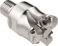 Seco - 25.6mm Cut Diam, 1.8mm Max Depth, M20 Modular Connection Indexable High-Feed End Mill - Screw Holding Method, 218.21-.. Insert, R217.21 Toolholder, Through Coolant - Apex Tool & Supply