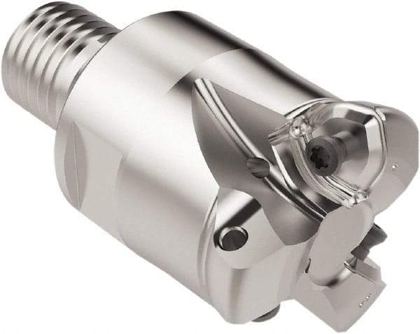 Seco - 27.6mm Cut Diam, 1.8mm Max Depth, M20 Modular Connection Indexable High-Feed End Mill - Screw Holding Method, 218.21-.. Insert, R217.21 Toolholder, Through Coolant - Apex Tool & Supply