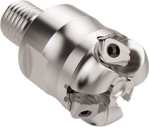 Seco - 19.26mm Cutting Diam, 6mm Max Depth of Cut, Combimaster Indexable Copy End Mill - 3 Inserts, RN..1204 Insert, R217.26 Toolholder, Steel, Through Coolant - Apex Tool & Supply