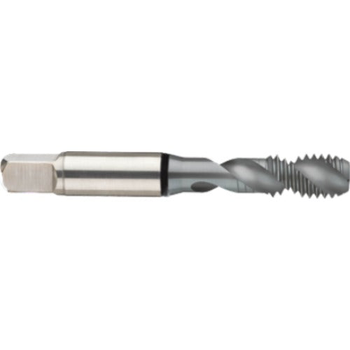 ‎M4 × 0.7 2FL 6H Cobalt Spiral Flute Semi-Bott Black Ring Tap-MolyGlide-45 Degree Helix - Apex Tool & Supply