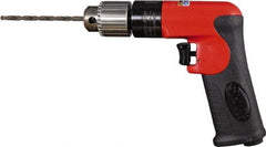 Sioux Tools - 1/4" Keyed Chuck - Pistol Grip Handle, 3,600 RPM, 12 LPS, 0.5 hp, 90 psi - Apex Tool & Supply