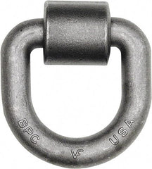 Buyers Products - Steel D-Ring with Integral Bracket - 5" Long, Gray, For Use with Cargo Control - Apex Tool & Supply