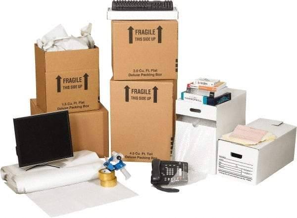 Made in USA - Moving & Box Kits Kit Type: Office Moving Kit Number of Boxes: 37 - Apex Tool & Supply