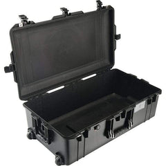 Pelican Products, Inc. - 18-13/32" Wide x 11-1/64" High, Aircase w/Wheels - Black - Apex Tool & Supply