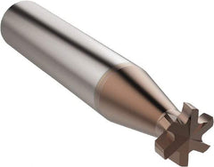 Seco - 9.5mm, 6 Flute, Single End, Solid Carbide, 0.25mm Corner Radius End Mill - 66mm OAL, 10° Helix, Right Hand Flute, 2mm LOC, Right Hand Cut - Apex Tool & Supply