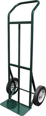 Ability One - 600 Lb Capacity 48" OAH Hand Truck - Steel Handle, Steel, Solid Rubber Wheels - Apex Tool & Supply