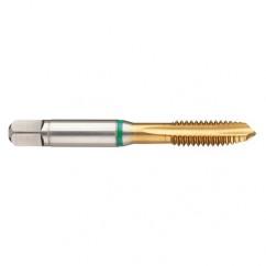 M16x1.5 6H 4-Flute Cobalt Green Ring Spiral Point Plug Tap-TiN - Apex Tool & Supply