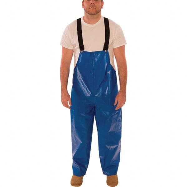 Tingley - Size M Blue Chemical Waterproof Bib Overall - Apex Tool & Supply