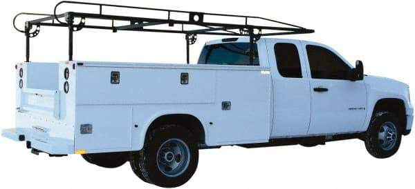 Buyers Products - Steel Ladder Rack - 162" Long, Black, For Use with Single & Dual Rear Wheel Utility Compartments - Apex Tool & Supply