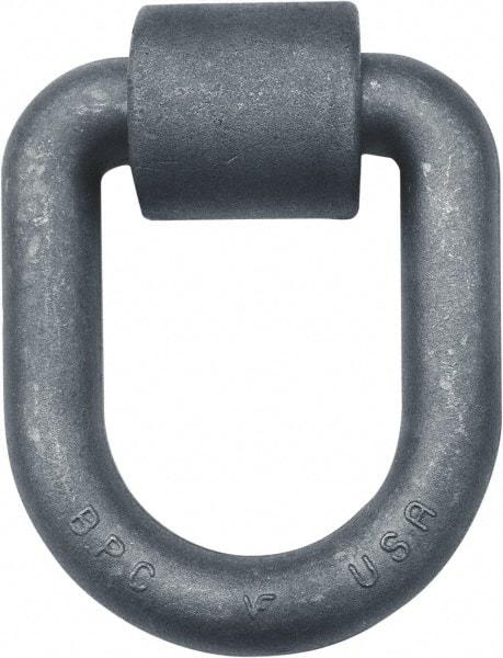 Buyers Products - Steel D-Ring with Integral Bracket - 6" Long, Gray, For Use with Cargo Control - Apex Tool & Supply