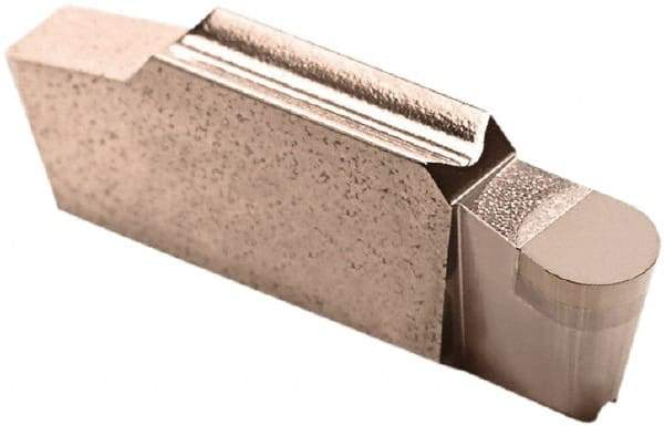 Seco - 1603LCGN Grade CBN170C, 3mm Cutting Width PCBN Grooving Insert - 2.5mm Max Depth of Cut, Neutral Hand, 1.5mm Corner Radius, TiSiN Finish - Apex Tool & Supply