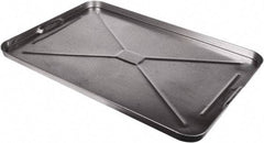 Funnel King - 6 Qt Drip Pan - Galvanized Steel, 17.5"x25.75"x.75" - Apex Tool & Supply