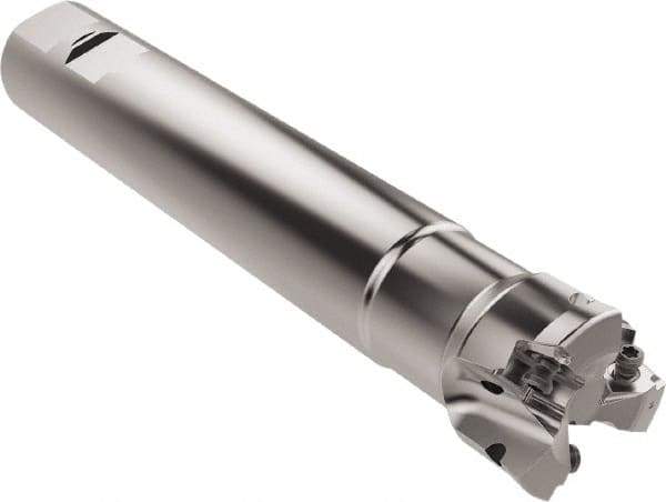 Seco - 40mm Cut Diam, 6.95mm Max Depth of Cut, 32mm Shank Diam, 200mm OAL, Indexable Square Shoulder End Mill - XNEX0816.. Inserts, Weldon Shank, 87° Lead Angle, Through Coolant, Series R217.79 - Apex Tool & Supply