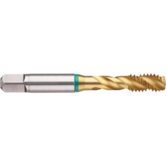 ‎#4-48 3FL 2B Cobalt Bottoming Green Ring Tap FORM-E-TiN - Apex Tool & Supply