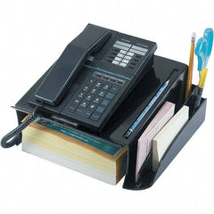 UNIVERSAL - Black Desktop Telephone Stand - Plastic - Apex Tool & Supply