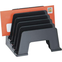 UNIVERSAL - Black Inclined File Sorter - Plastic - Apex Tool & Supply