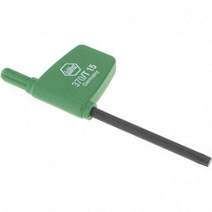 Wiha - T15 Torx Key - Flag-Style, 45mm Length Under Head, 3.1" OAL - Apex Tool & Supply
