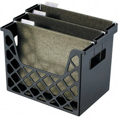 UNIVERSAL - Black File Boxes-Portable - Plastic - Apex Tool & Supply