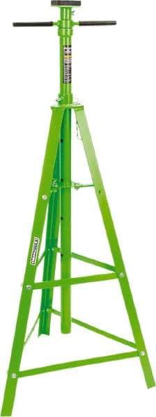 OEM Tools - 4,000 Lb Capacity Underhoist Stand - 56-1/2 to 84-1/4" High, 3-1/4" Saddle Length - Apex Tool & Supply