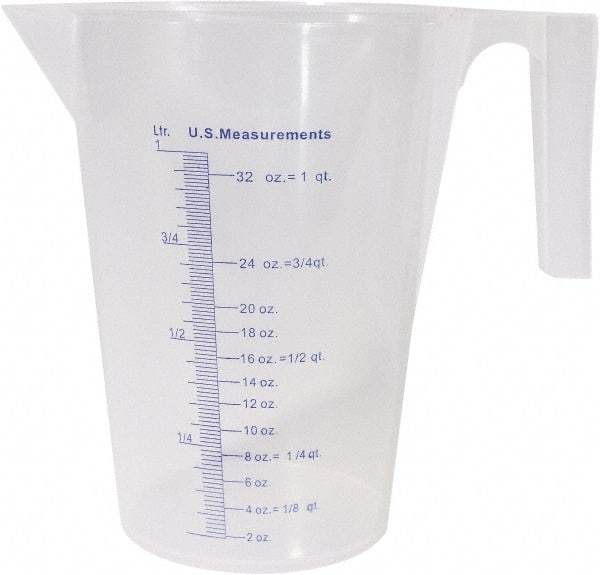 Funnel King - Beakers & Pipettes Type: Measuring Cup Volume Capacity Range: 1,000 mL and Larger - Apex Tool & Supply