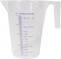 Funnel King - Beakers & Pipettes Type: Measuring Cup Volume Capacity Range: 1,000 mL and Larger - Apex Tool & Supply