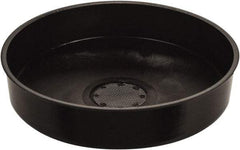 Funnel King - 4-3/8" High x 11-3/4" Diam, Polypropylene, Drum Funnel with Screen - 55 Gal Drum/Pail Capacity - Apex Tool & Supply