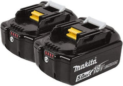 Makita - 18 Volt Lithium-Ion Power Tool Battery - 6 Ahr Capacity, 55 min Charge Time, Series LXT - Apex Tool & Supply