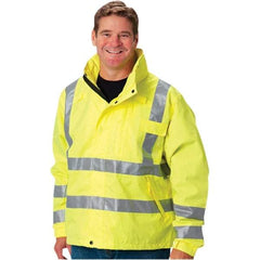 PIP - Size XL, High Visibility Yellow, Waterproof Jacket - Apex Tool & Supply